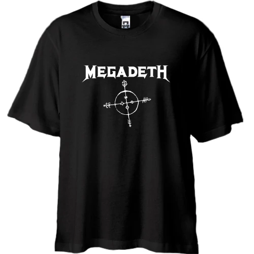 Футболка oversize Megadeth