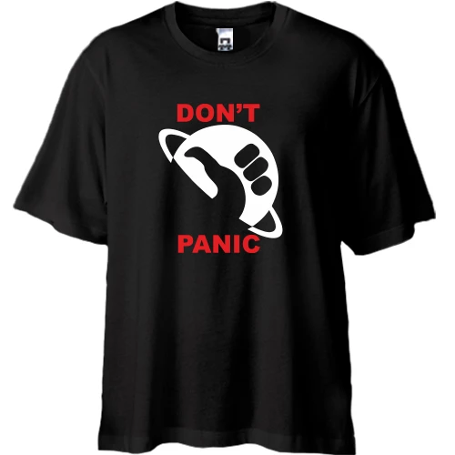 Футболка oversize Dont panic