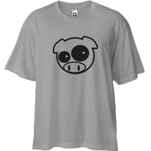 Футболка oversize Subaru Pig Manga Mascot