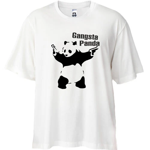 Футболка oversize Gangsta Panda 2