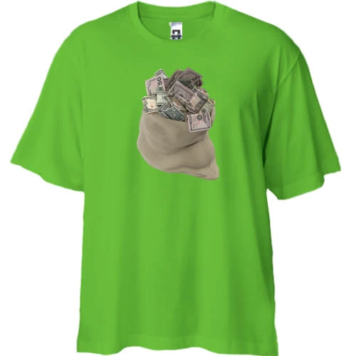 Футболка oversize "Денежный мешок"