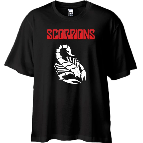 Футболка oversize Scorpions (Gold)
