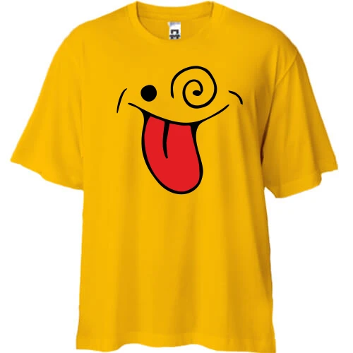 Футболка oversize улитка