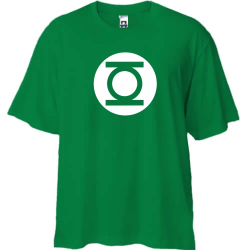Футболка oversize Шелдона Green Lantern