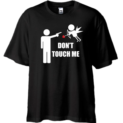 Футболка oversize Don't touch me 2