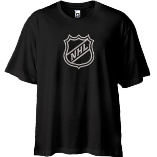 Футболка oversize с эмблемой NHL