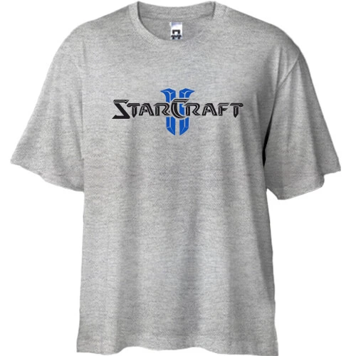 Футболка oversize, Чорний, Starcraft 2 (2)
