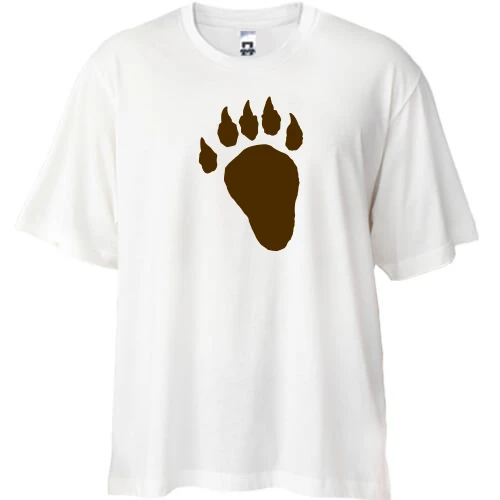 Футболка oversize Отпечаток лапы