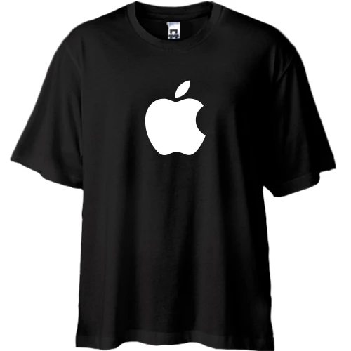 Футболка oversize с лого Apple