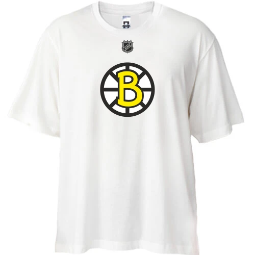 Футболка oversize, Желтый, Boston Bruins