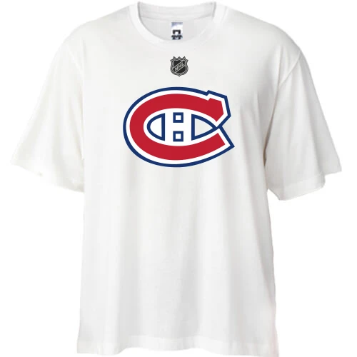 Футболка oversize, Червоний, Montreal Canadiens
