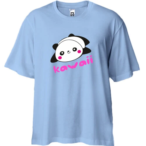 Футболка oversize Kawaii Panda (Кавай Панда)