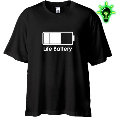 Футболка oversize Life Battery