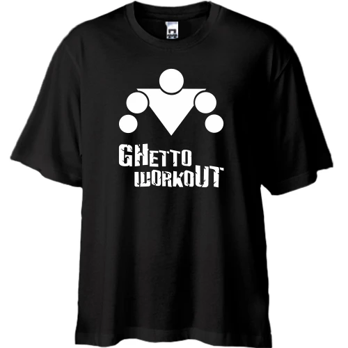 Футболка oversize Ghetto black