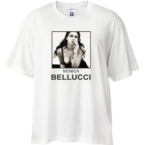 Футболка oversize MONICA BELLUCCI с сигаретой 2