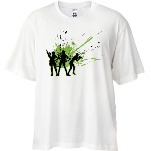 Футболка oversize Serious paintball