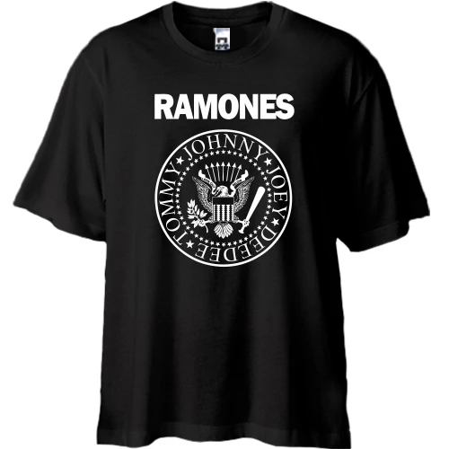 Футболка oversize Ramones