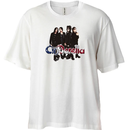 Футболка двонитка Oversize, Білий, Cinderella (2)