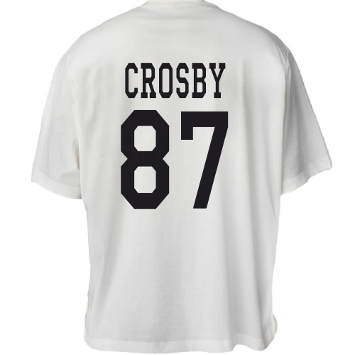 Футболка двонитка Oversize, Чорний, Crosby (Pittsburgh Penguins)