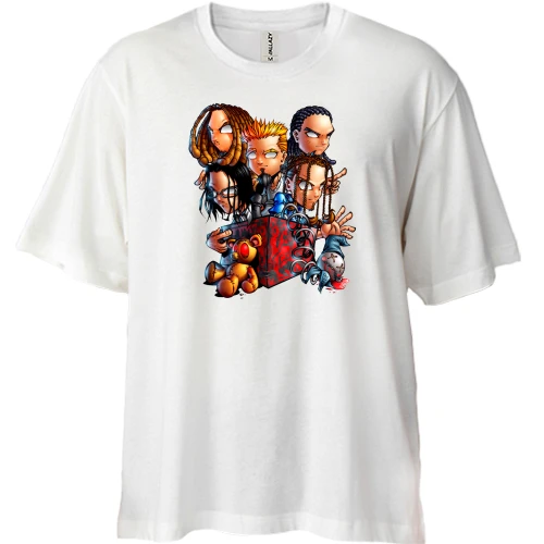 Футболка двонитка Oversize Korn ART