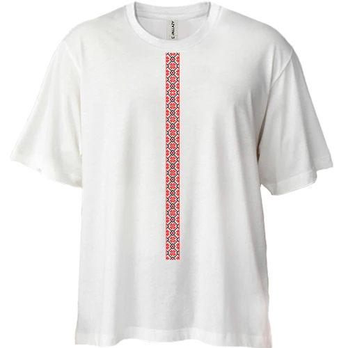 Футболка двонитка Oversize Вишиванка (2) - Малюнок