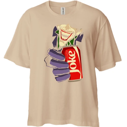 Футболка двонитка Oversize, Синій, Joke
