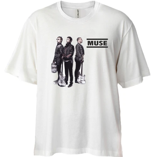 Футболка двунитка Oversize Muse (группа)