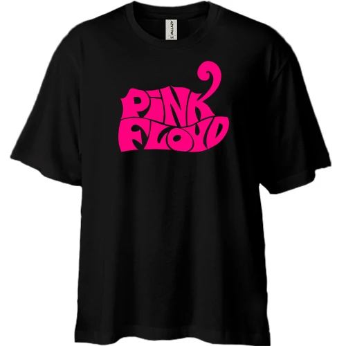 Футболка двунитка Oversize, Черный, Pink Floyd (2)