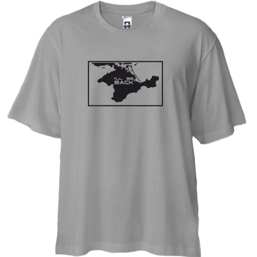 Футболка двунитка Oversize I'LL BE BACK