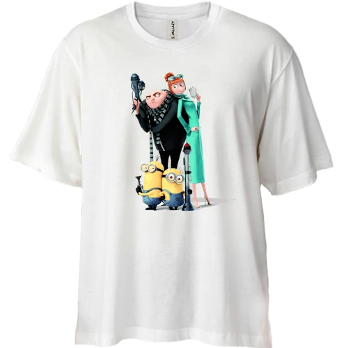 Футболка двонитка Oversize, Білий, Нікчемний Я (2)