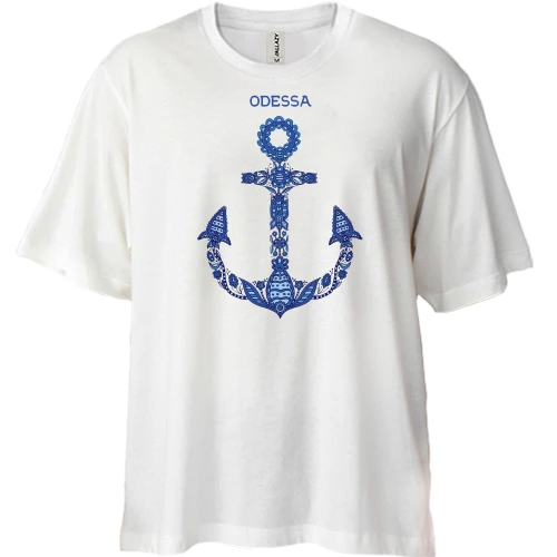 Футболка двунитка Oversize Odessa