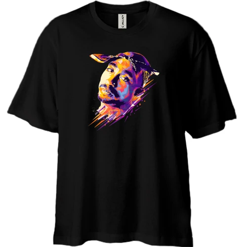 Футболка двонитка Oversize з 2PAC арт