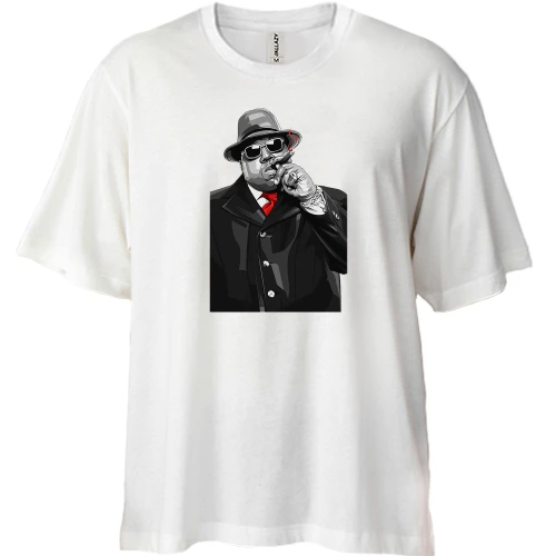 Футболка двунитка Oversize с Big Notorious
