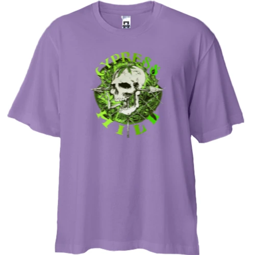 Футболка двунитка Oversize с Cypress Hill (2)