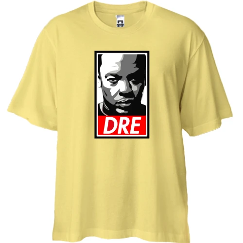 Футболка двунитка Oversize с Dr Dre