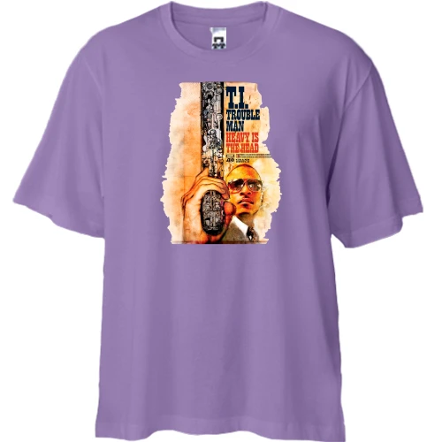 Футболка двунитка Oversize с T.I