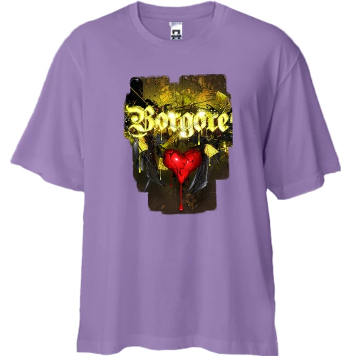 Футболка двонитка Oversize з Borgore (2)
