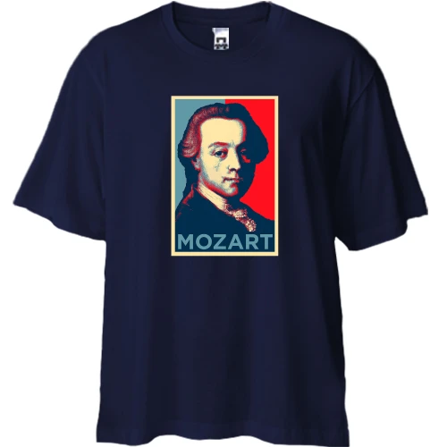 Футболка двунитка Oversize Mozart Hope