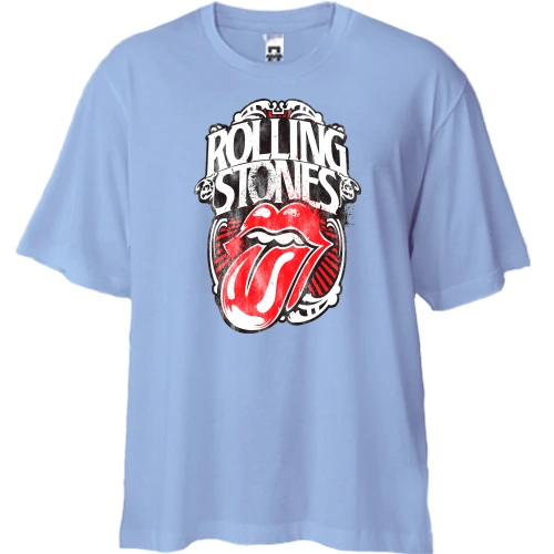 Футболка двунитка Oversize Rolling Stones ART