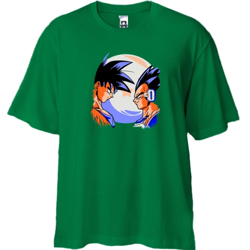 Футболка двунитка Oversize Goku Son