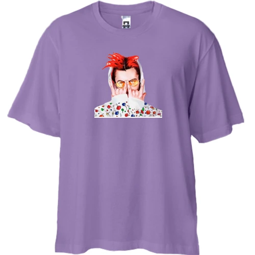 Футболка двунитка Oversize с GONE.Fludd