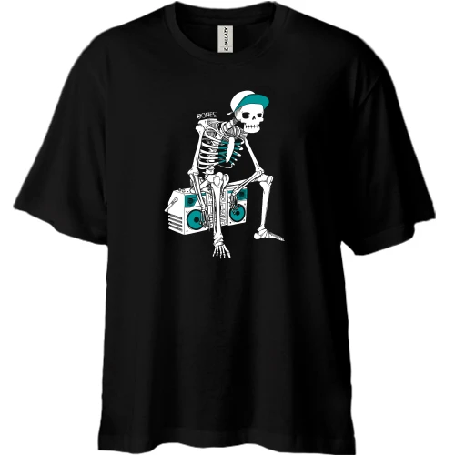 Футболка двунитка Oversize с Bones (обложка альбома)