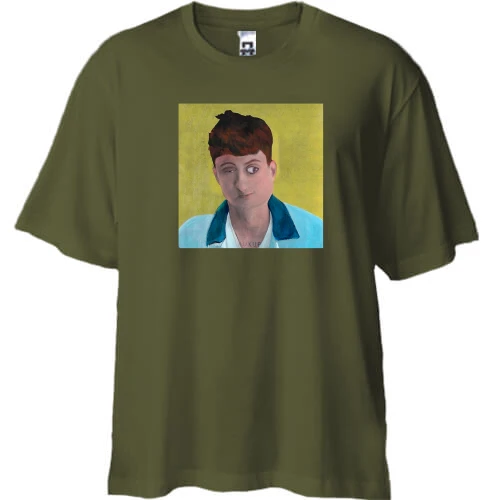 Футболка двунитка Oversize с Boulevard Depo (портрет)