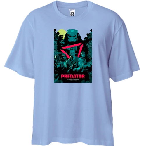 Футболка двонитка Oversize з Predator