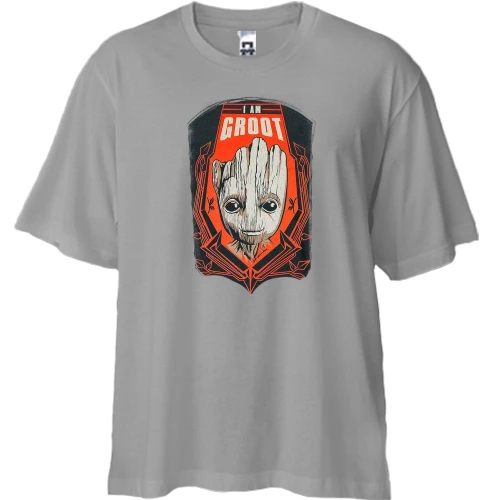 Футболка двунитка Oversize i'm Groot (Стражи Галактики)