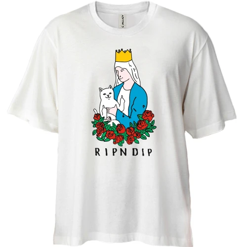 Футболка двунитка Oversize RIPNDIP Style King