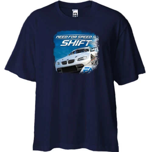 Футболка двунитка Oversize Need for Speed - Shift