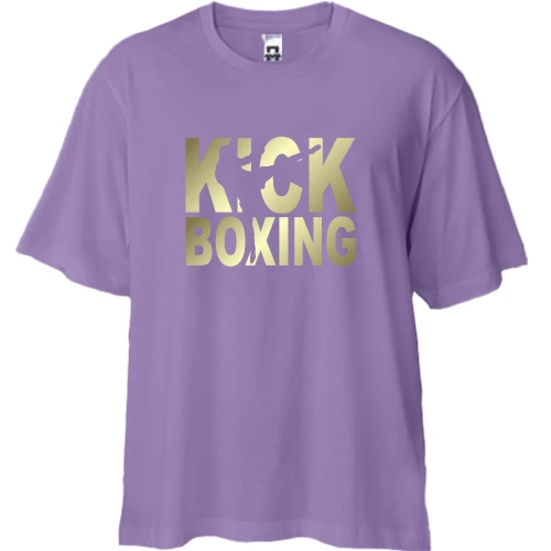 Футболка двунитка Oversize Kick boxing
