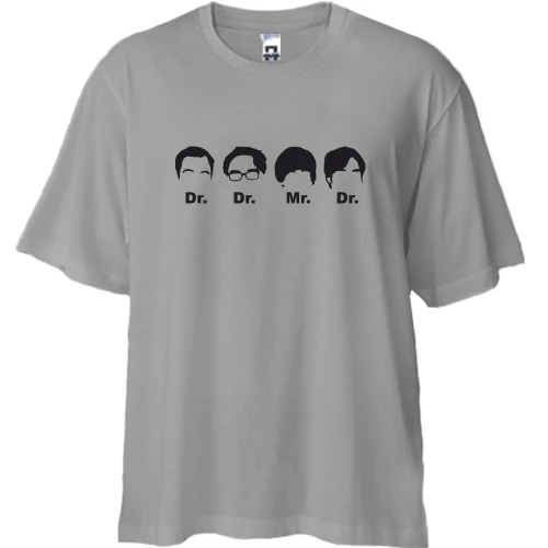 Футболка двунитка Oversize Dr Dr Mr Dr