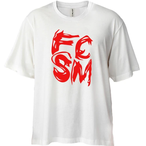 Футболка двунитка Oversize FCSM